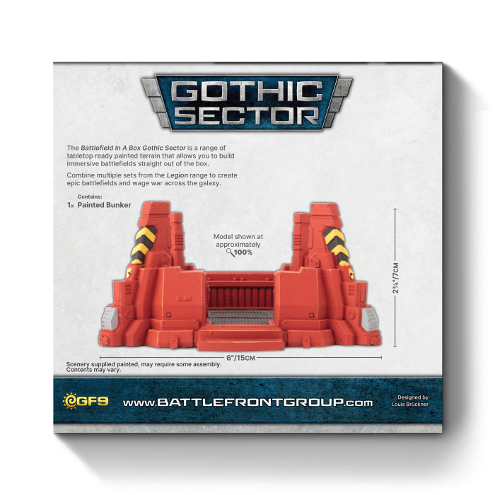 Gothic Sector Legion Bunker (Red)