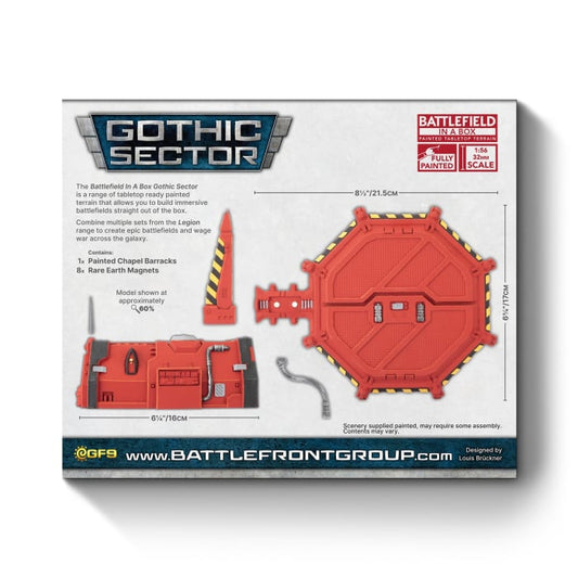 Gothic Sector Legion Chapel Barracks (Red)