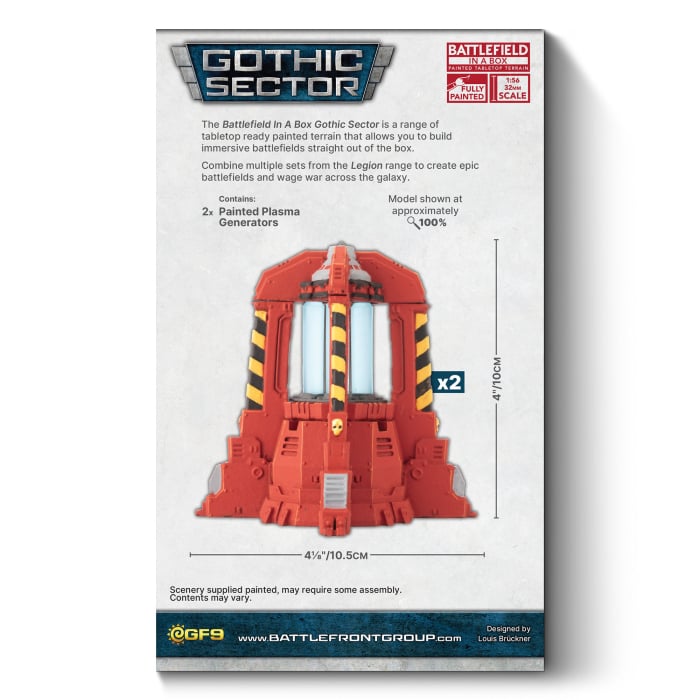 Gothic Sector Legion Plasma Generators (Red)