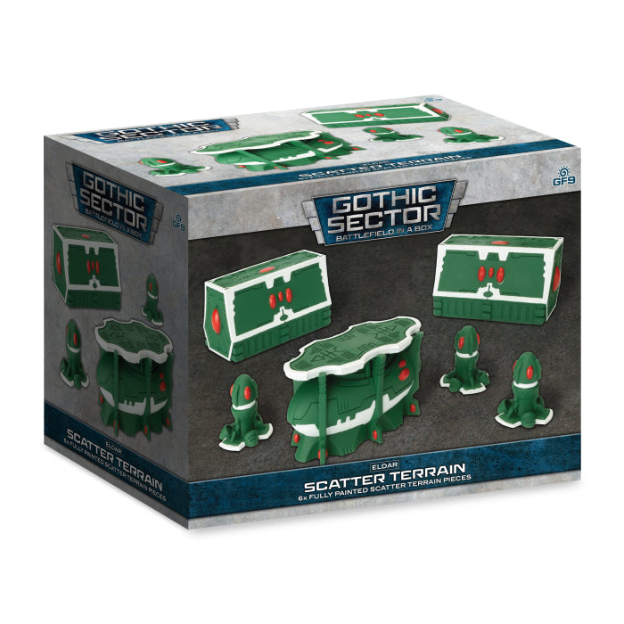 Gothic Sector Eldar Scatter Terrain (x6) (Preorder)