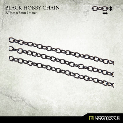Kromlech Black Hobby Chain (1 Meter)