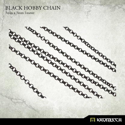 Kromlech Black Hobby Chain (1 Meter)