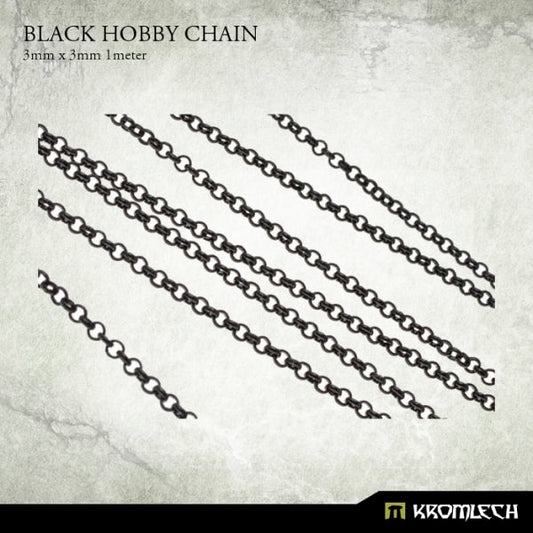 Kromlech Black Hobby Chain (1 Meter)