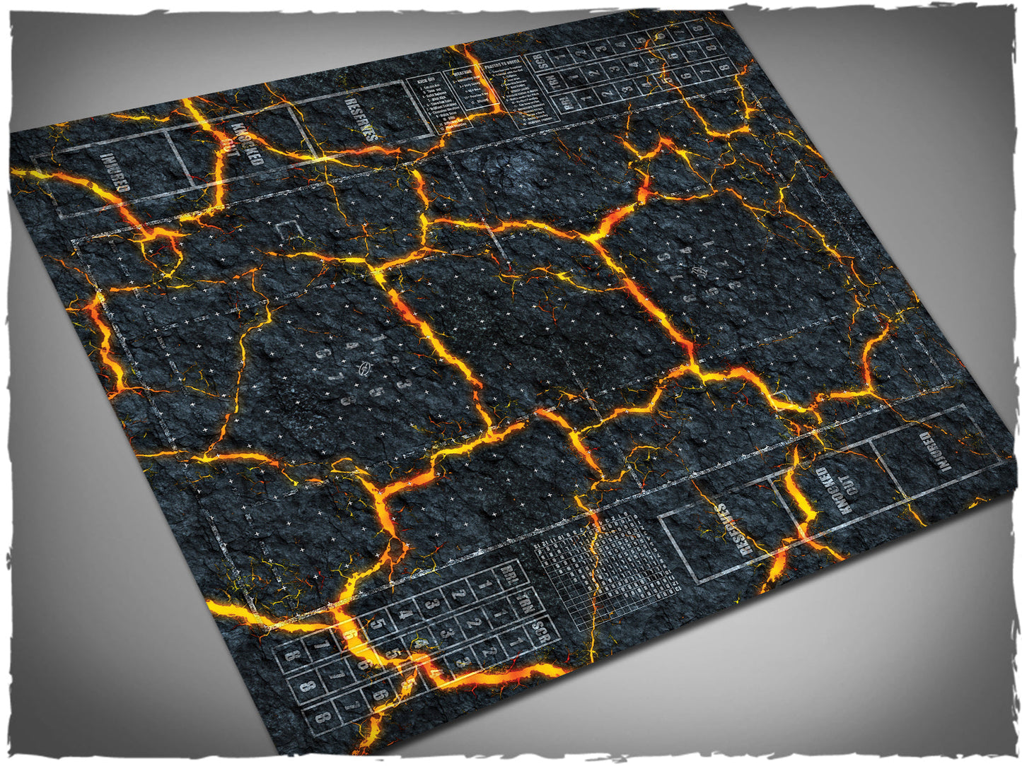 Deep-Cut Studio Game Mat - Inferno