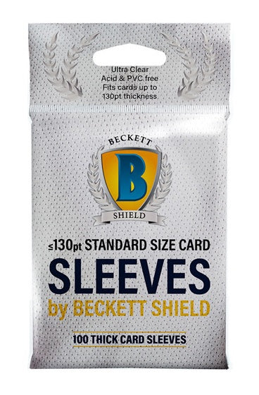 Beckett Shield Card Sleeves Thick Cards (100)
