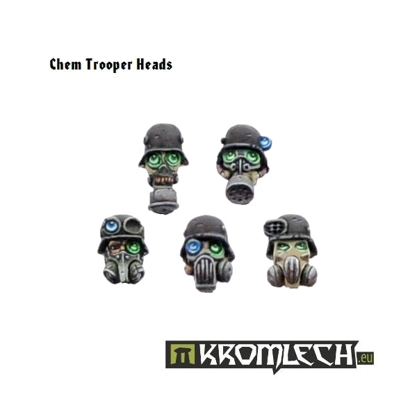 Kromlech Chem Trooper Heads (10)