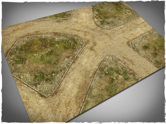 Deep-Cut Studio Game Mat - Cobblestone Streets v2