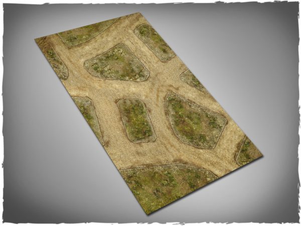 Deep-Cut Studio Game Mat - Cobblestone Streets v2
