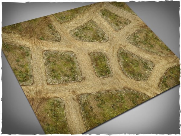 Deep-Cut Studio Game Mat - Cobblestone Streets v2