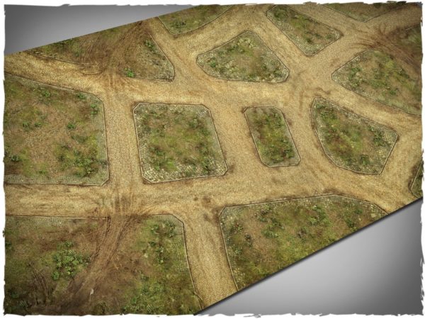 Deep-Cut Studio Game Mat - Cobblestone Streets v2