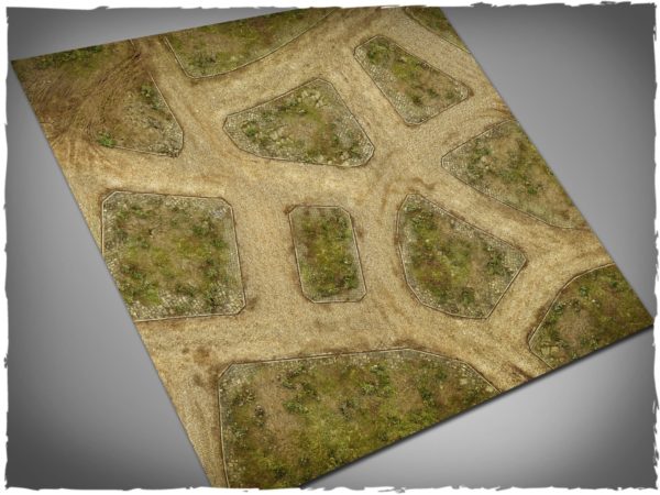 Deep-Cut Studio Game Mat - Cobblestone Streets v2