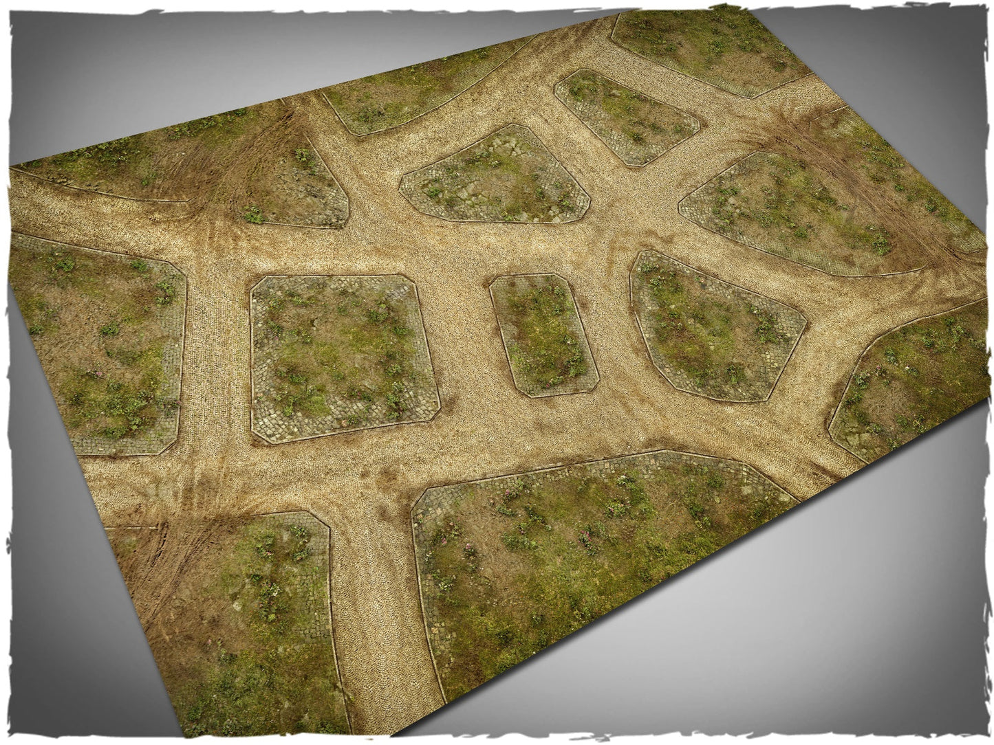 Deep-Cut Studio Game Mat - Cobblestone Streets v2