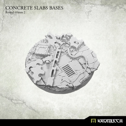Kromlech Concrete Slab Bases Round 60mm Pattern