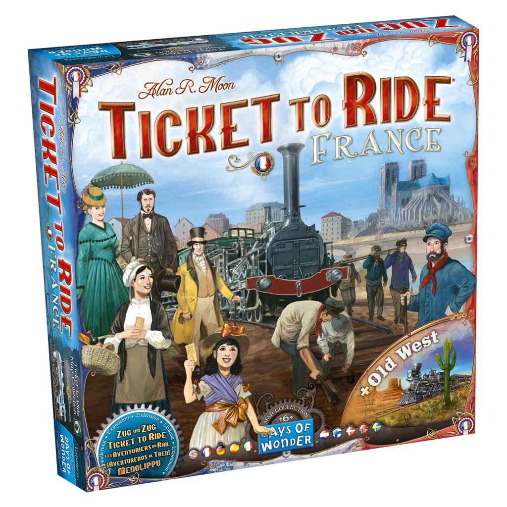 Ticket To Ride: France - Old West Map 6