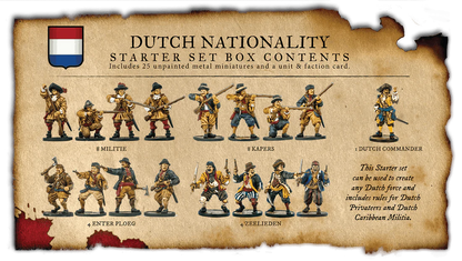 Blood & Plunder Dutch Nationality Starter Set