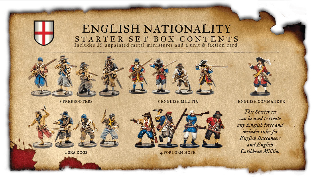 Blood & Plunder English Nationality Starter Set