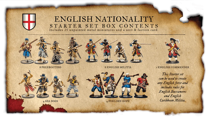 Blood & Plunder English Nationality Starter Set