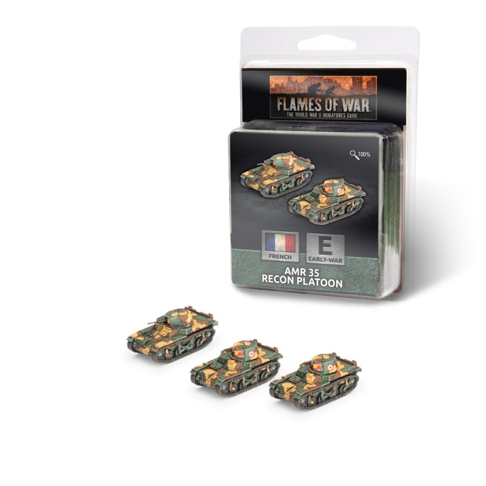 Flames of War Renault AMR 35 Recon Platoon
