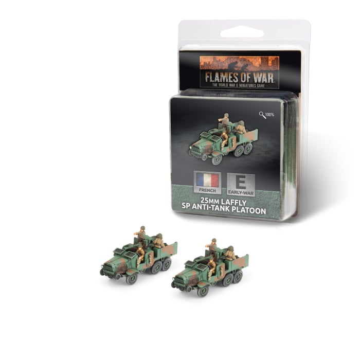 Flames of War 25mm Laffly SP Anti-tank Platoon