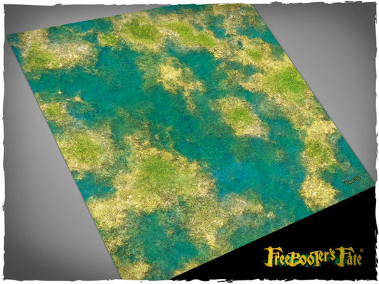 Deep-Cut Studio Game Mat - Freebooter’s Fate Tropical Swamp 3x3