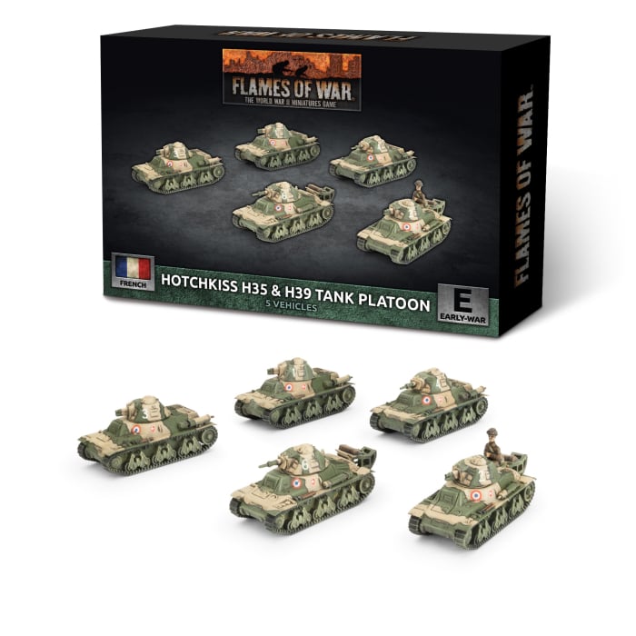 Flames of War Hotchkiss H35 & H39 Tank Platoon
