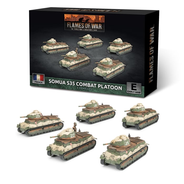 Flames of War Somua S35 Tank Platoon
