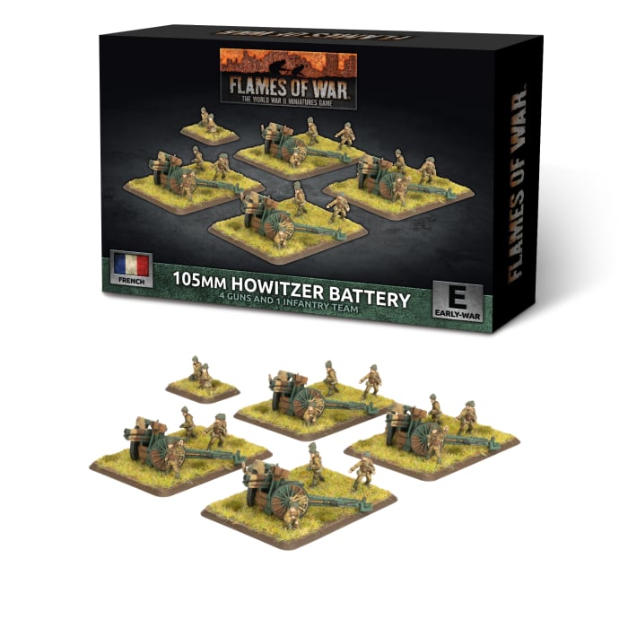 Flames of War 105mm Howitzer Battery
