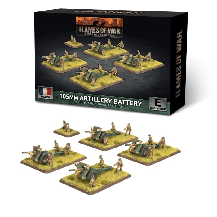 Flames of War 105mm Artillery Battery
