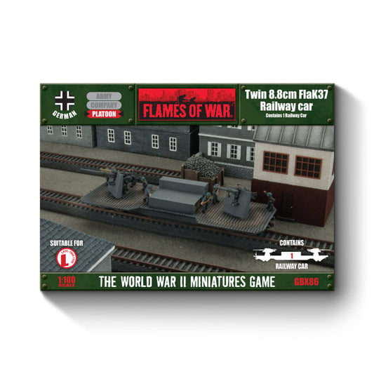 FOW Twin 8.8cm FlaK Railway car