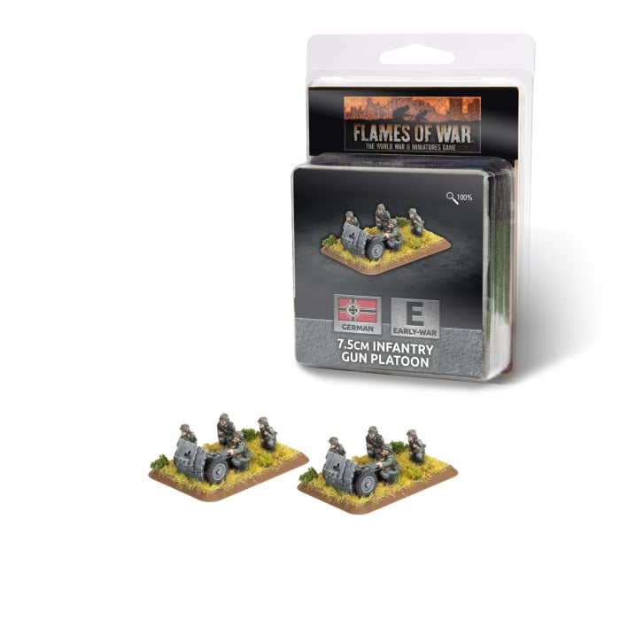 FOW German 7.5cm Infantry Gun Platoon