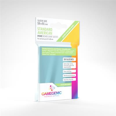 PRIME Sleeves: Standard American (59x91mm)