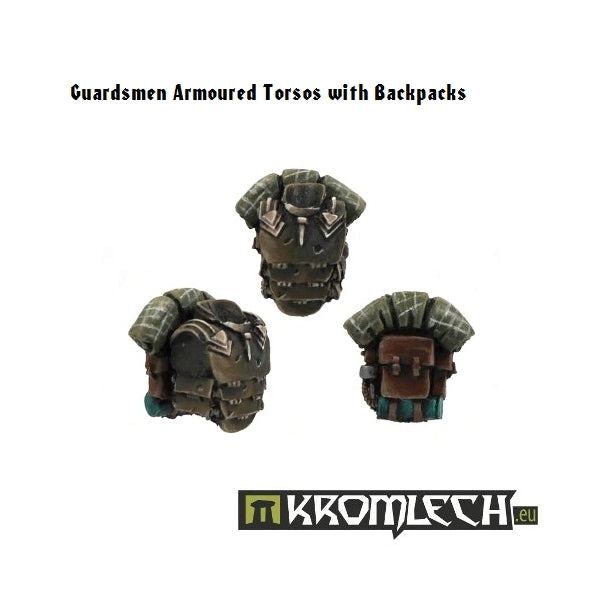 Kromlech Guardsmen Armoured Torsos With Backpacks