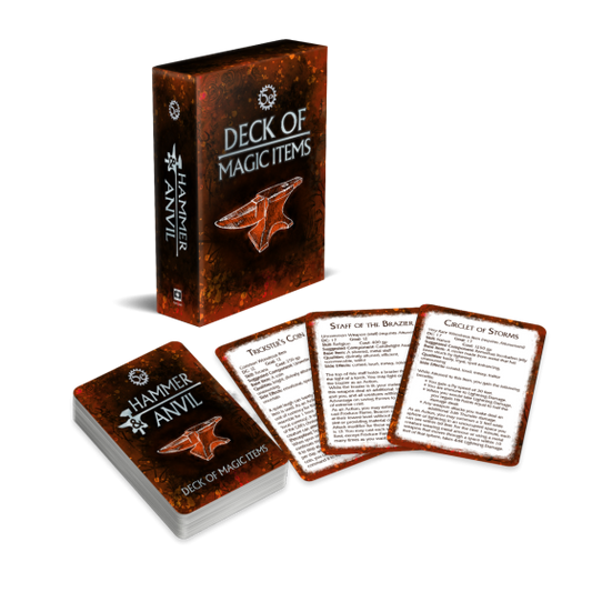 D&D Vault 5e Hammer & Anvil Magic Item Deck