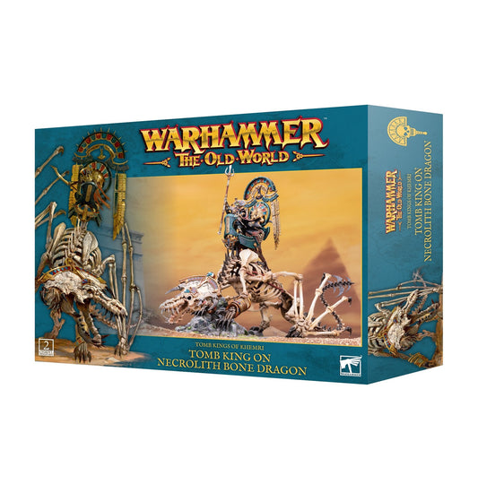 Tomb King On Necrolith Bone Dragon Old World