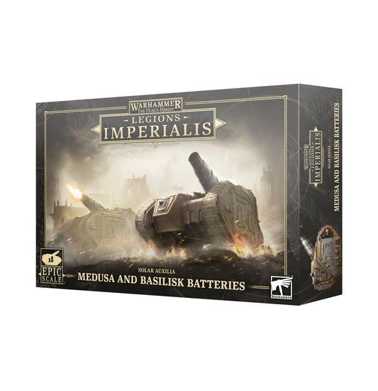 Legions Imperialis Solar Auxilia Medusa & Basilisk Batteries