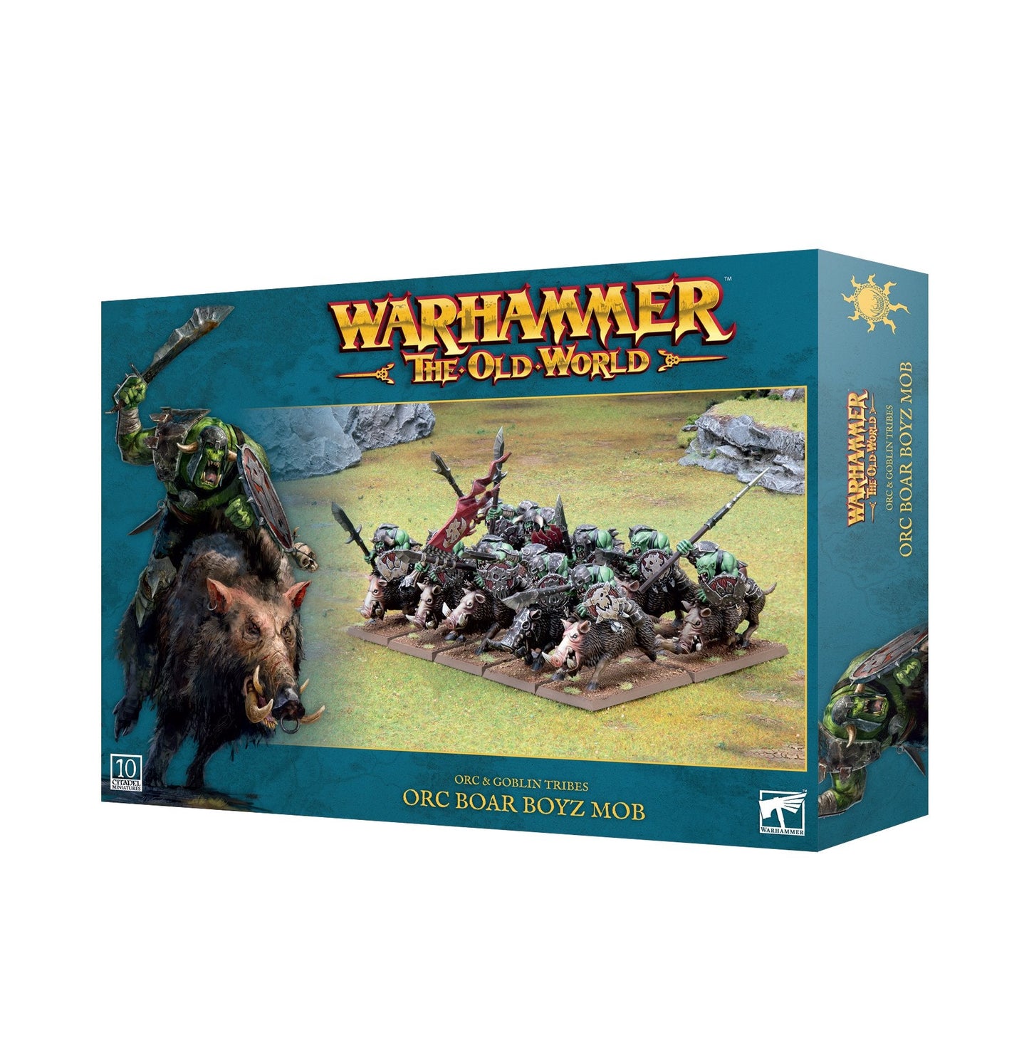 Orc & Goblin Tribes Orc Boar Boyz Mob Old World