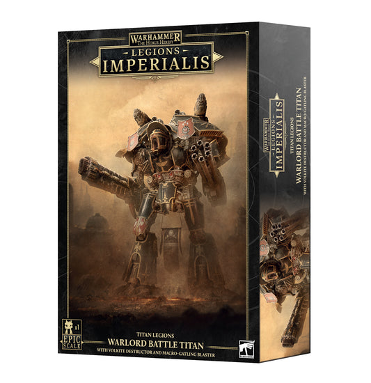 HH Legions Imperialis Warlord Titan with Volkite & Macro Gat