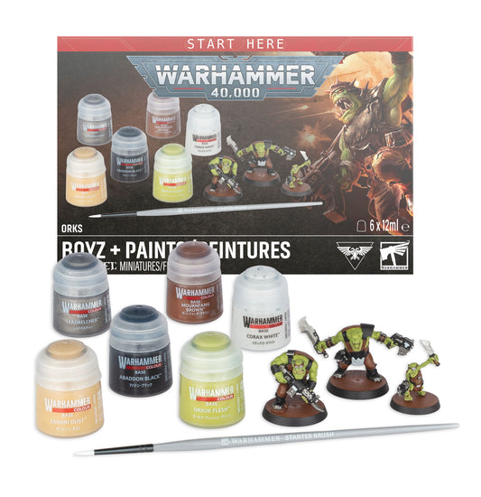 Warhammer 40K Orks + Paints