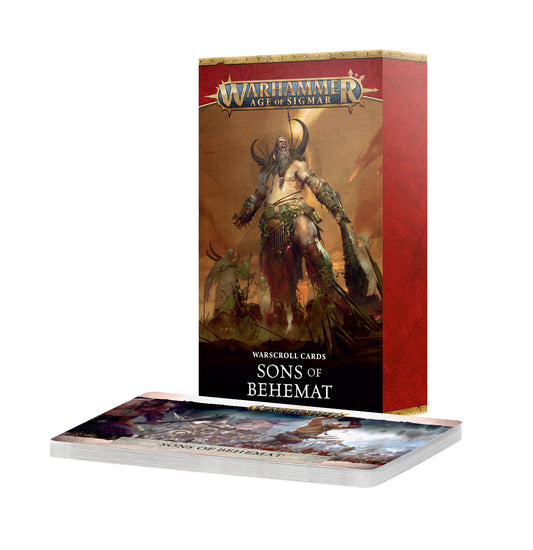 Warscroll Cards Sons of Behemat