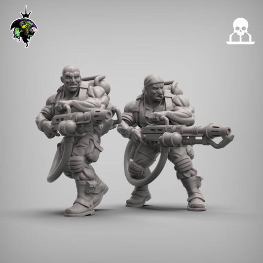 Spacenam Flamethrower Team