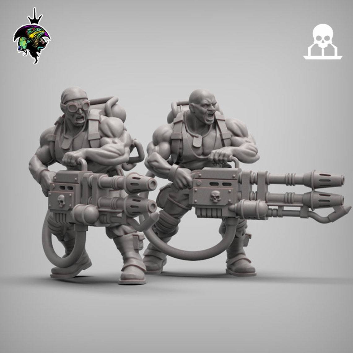 Spacenam Heavy Flamethrower Team