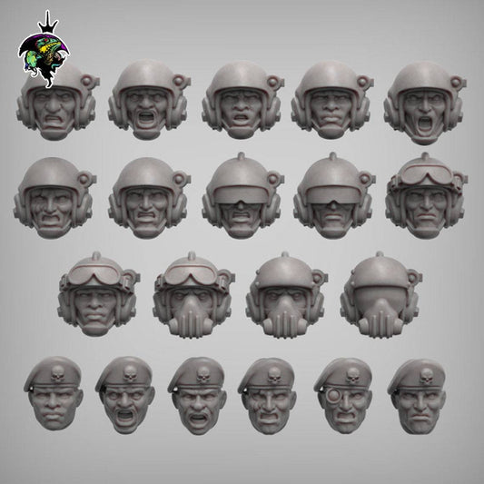 Spacenam Heads Set