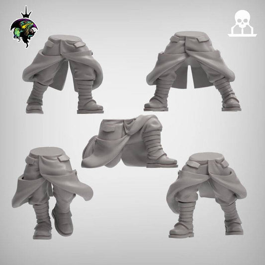 French Style Long Coat Legs Set