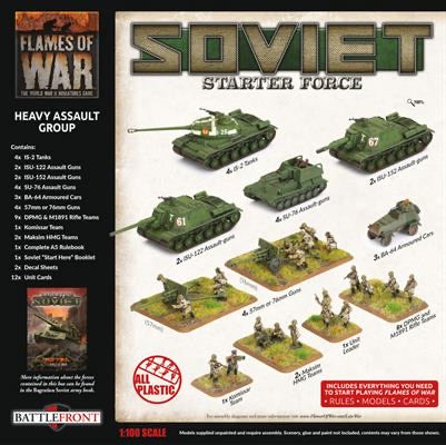 FOW Soviet Starter Force Heavy Assault Group