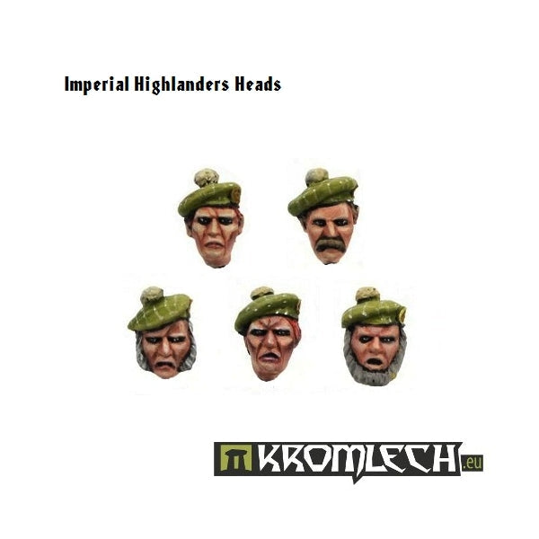 Kromlech Imperial Highlanders Heads (10)