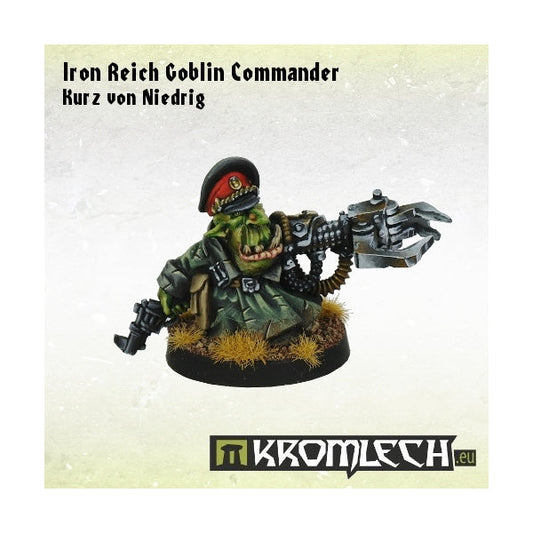 Kromlech Iron Reich Goblin Commander Kurz Von Niedrig