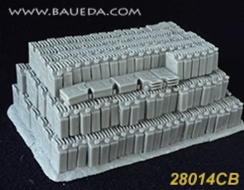 Stack of jerrycans 28mm