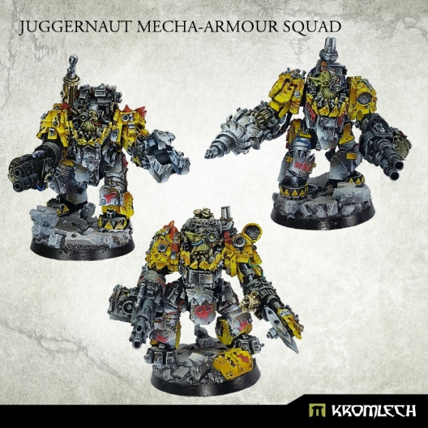 Kromlech Orc Juggernaut Mecha-Armour Squad (3)