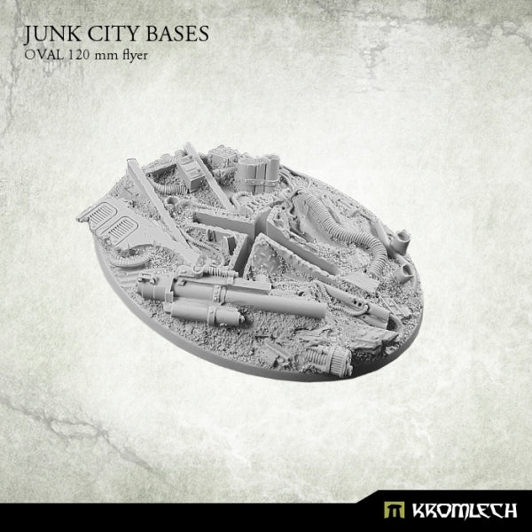 Kromlech Junk City Bases Oval 120mm Flyer