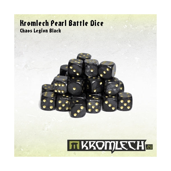 Kromlech Pearl Battle Dice 35x (12mm)